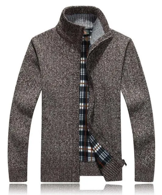 West Louis Zipper Turtleneck Cardigan