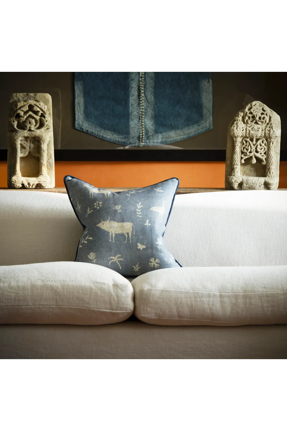 Wildlife Print Cushion | Andrew Martin Avebury