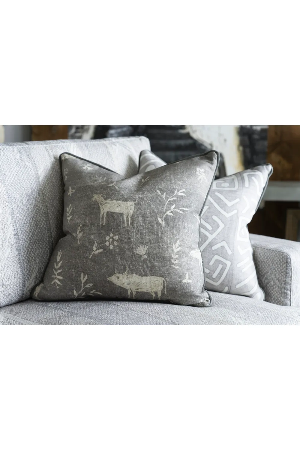 Wildlife Print Cushion | Andrew Martin Avebury