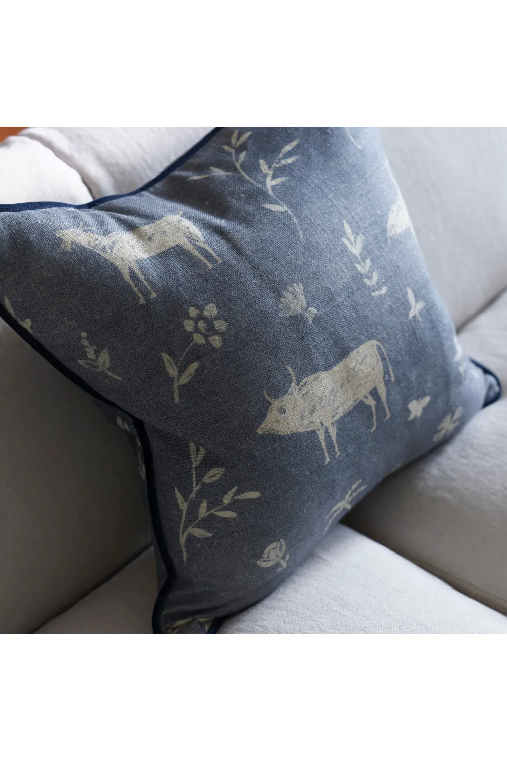 Wildlife Print Cushion | Andrew Martin Avebury