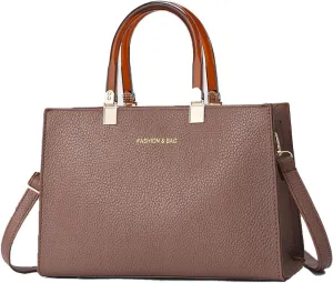 Women Stylish Tote Bag Handbag Lady Large Capacity Cross-Body Bag Leisure Solid Color Satchel Shoulder Bag
