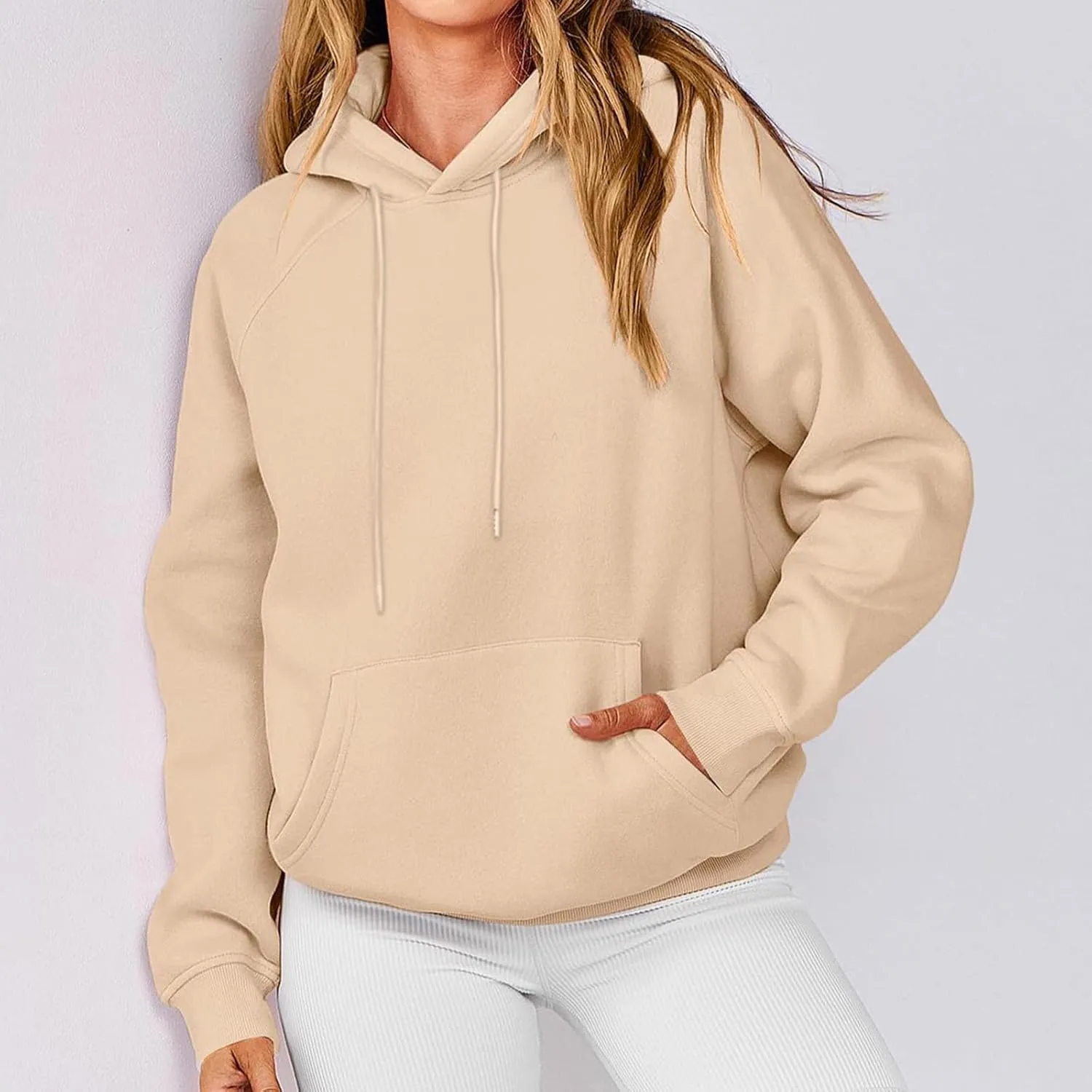 Womens Oversized Hoodies Sweatshirts Fleece Hooded Pullover Sweater Tops Long Sleeve Fall Fashion Outfits Clothes 2023