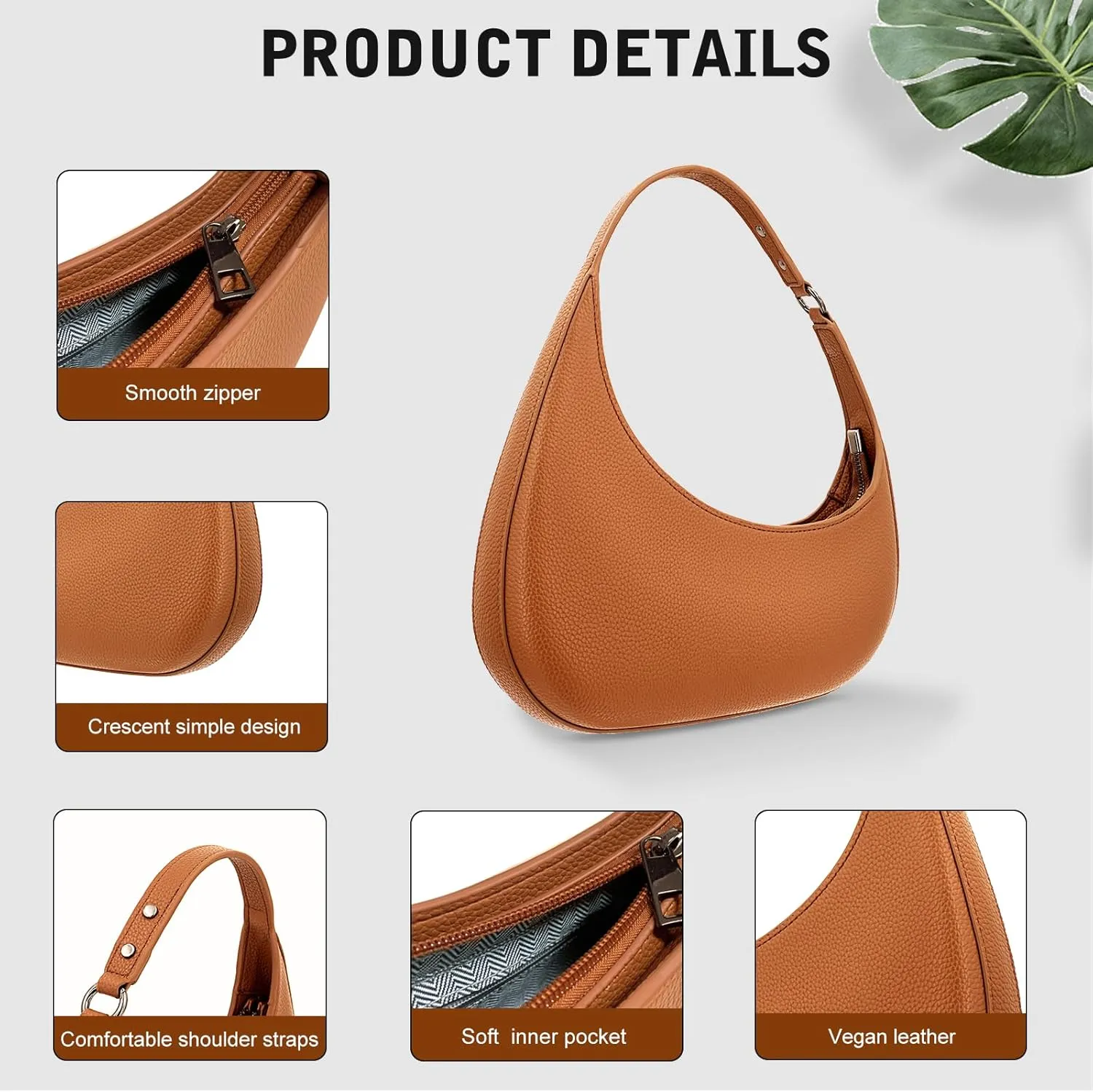 YDSIII Shoulder Bag For Women, Trendy Vegan Leather Shoulder Bag For Womens With Top Handle Bag, Going Out Bag
